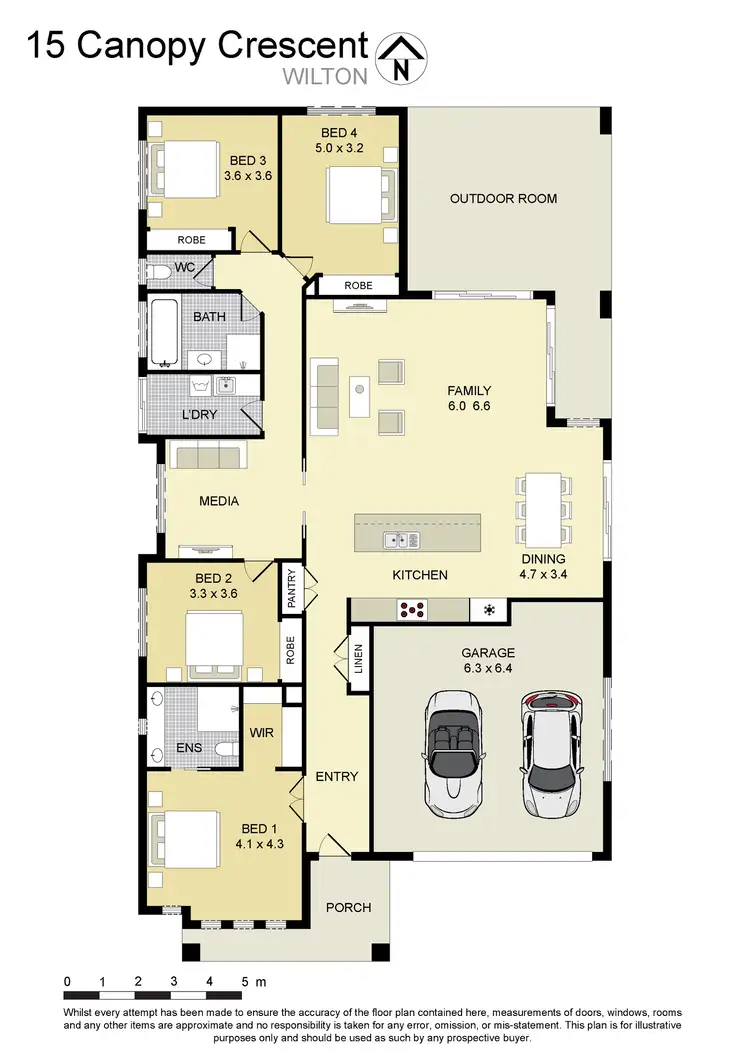 Floorplan of Homely house listing, 15 Canopy Crescent, Wilton NSW 2571