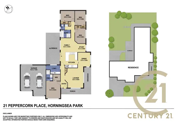 Floorplan of Homely house listing, 21 Peppercorn Place, Horningsea Park NSW 2171