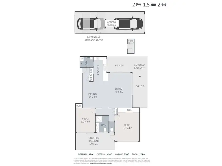 Floorplan of Homely unit listing, 4/19 Carinya Street, Mooloolaba QLD 4557
