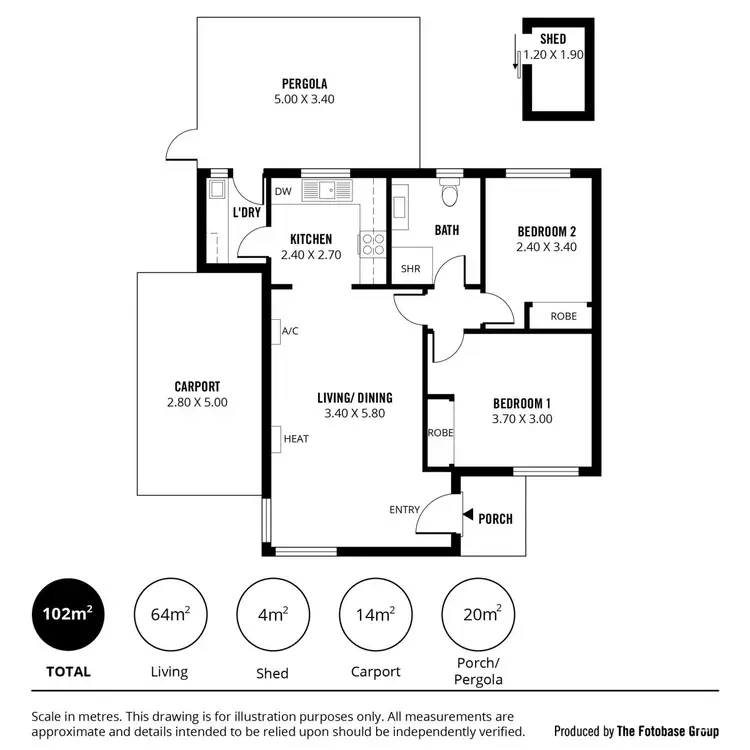 Floorplan of Homely unit listing, 7/2-4 Berkeley Street, Cheltenham SA 5014