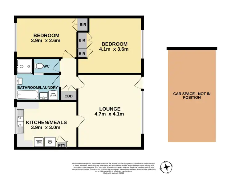 Floorplan of Homely unit listing, 13/44 Princes Highway, Dandenong VIC 3175