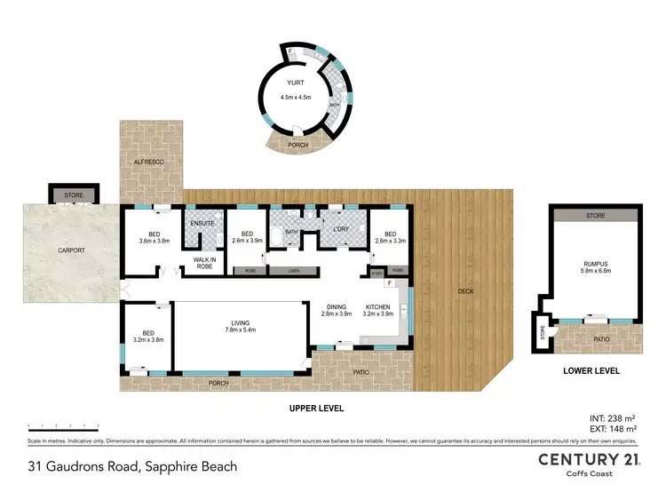 Floorplan of Homely rural property listing, 31 Gaudrons Road, Sapphire Beach NSW 2450