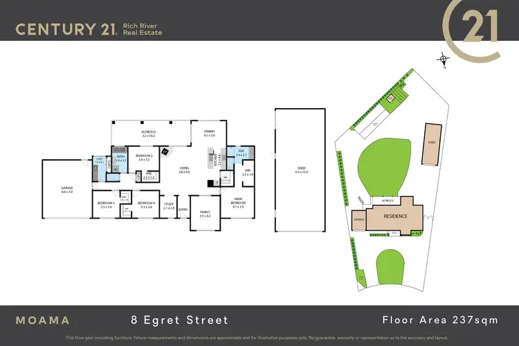 Floorplan of Homely house listing, 8 Egret Street, Moama NSW 2731