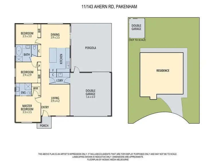 Floorplan of Homely house listing, 11/143 Ahern Road, Pakenham VIC 3810
