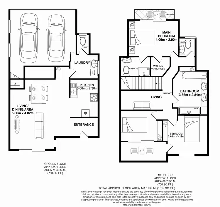 Floorplan of Homely townhouse listing, 5/171 Gan Gan Road, Anna Bay NSW 2316