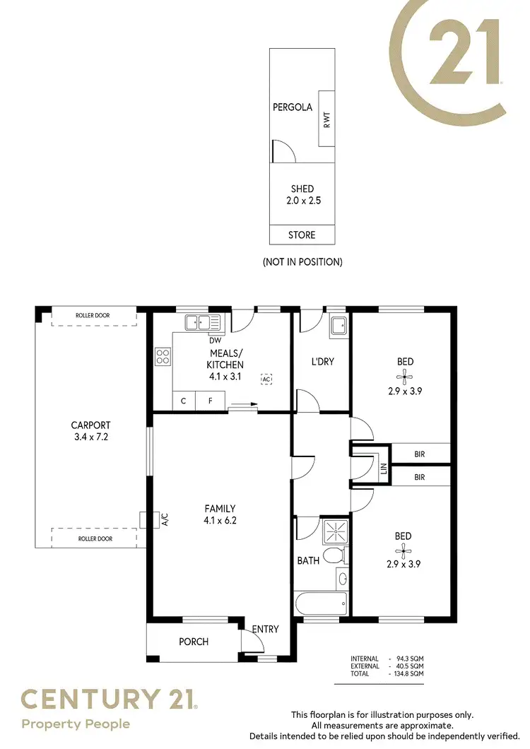 Floorplan of Homely house listing, 13 Jenkins Court, Elizabeth East SA 5112