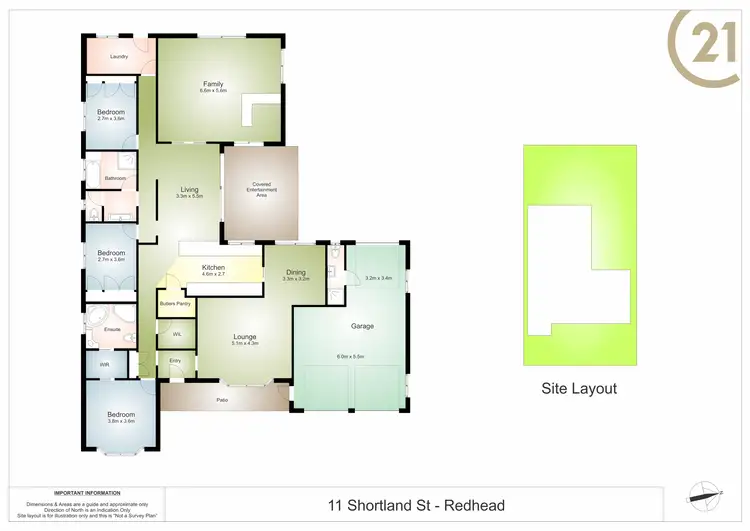 Floorplan of Homely house listing, 11 Shortland Street, Redhead NSW 2290