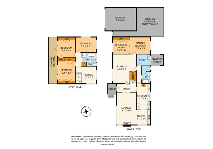 Floorplan of Homely house listing, 1 Clunies Ross Crescent, Mulgrave VIC 3170