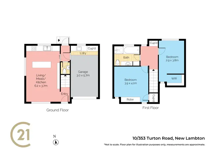 Floorplan of Homely house listing, 10/353 Turton Road, New Lambton NSW 2305