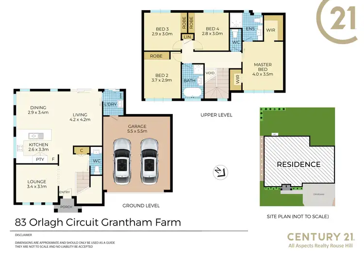 Floorplan of Homely house listing, 83 Orlagh Circuit, Grantham Farm NSW 2765