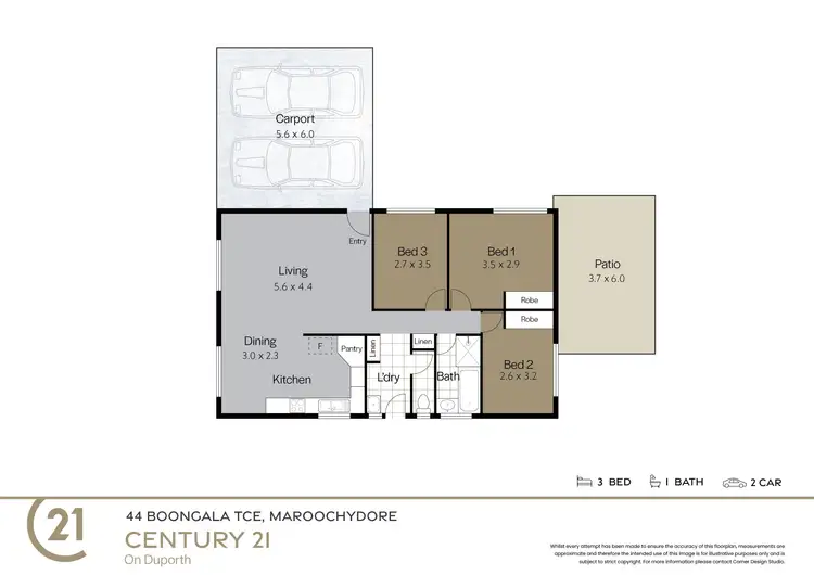 Floorplan of Homely house listing, 44 Boongala Terrace, Maroochydore QLD 4558