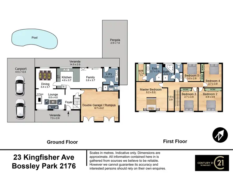 Floorplan of Homely house listing, 23 Kingfisher Avenue, Bossley Park NSW 2176