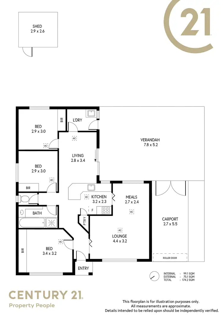 Floorplan of Homely house listing, 14 Cassinia Street, Craigmore SA 5114
