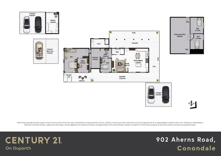 Floorplan of Homely house listing, 902 Aherns Road, Conondale QLD 4552