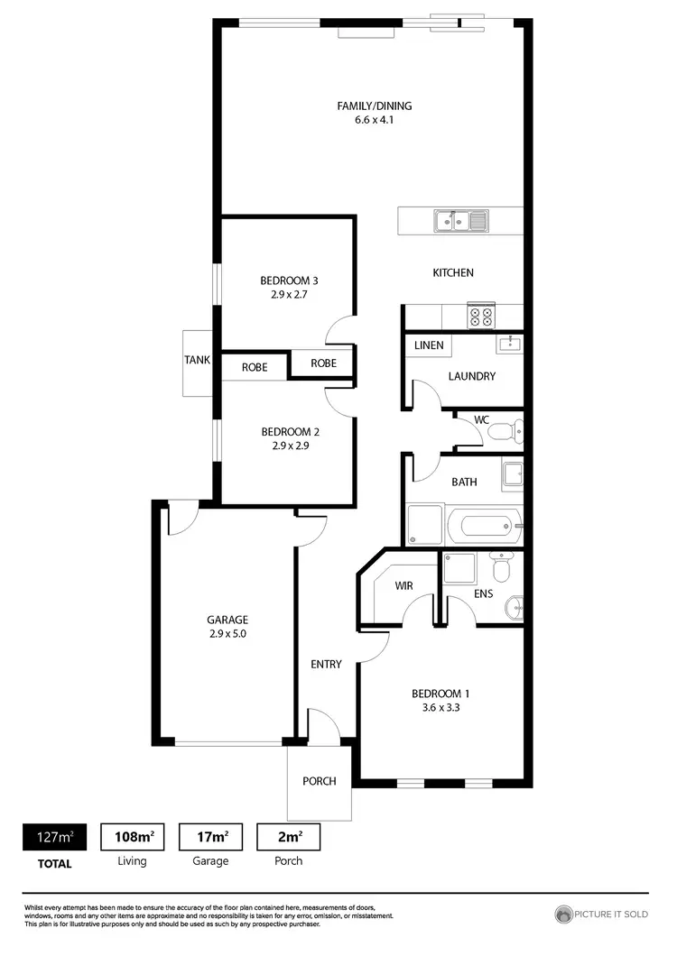 Floorplan of Homely house listing, 6A Hart Street, Elizabeth Park SA 5113