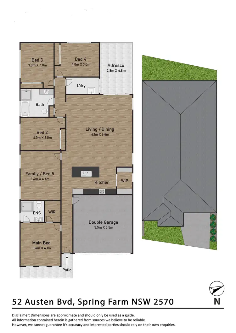 Floorplan of Homely house listing, 52 Austen Boulevard, Spring Farm NSW 2570