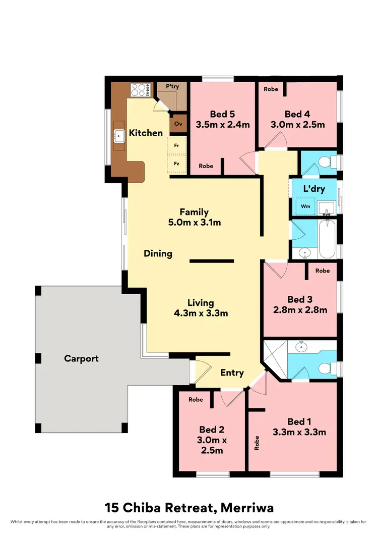 Floorplan of Homely house listing, 15 Chiba Retreat, Merriwa WA 6030