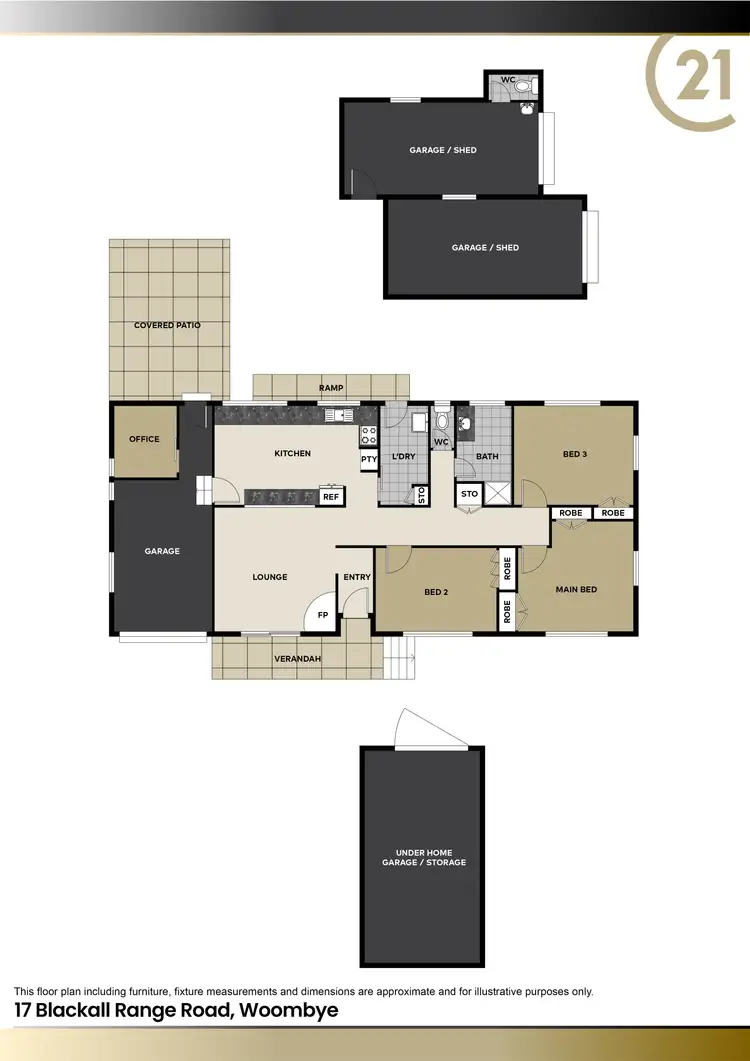 Floorplan of Homely house listing, 17 Blackall Range Road, Woombye QLD 4559