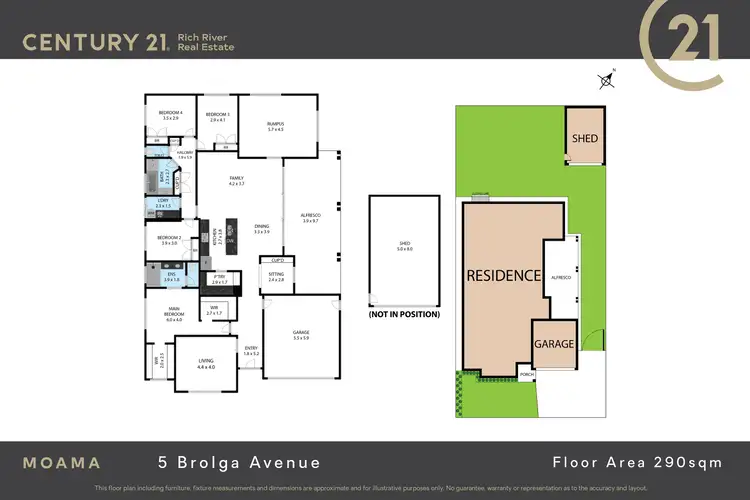 Floorplan of Homely house listing, 5 Brolga Avenue, Moama NSW 2731