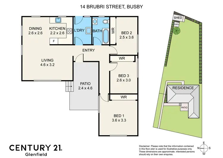 Floorplan of Homely house listing, 14 Brubri Street, Busby NSW 2168