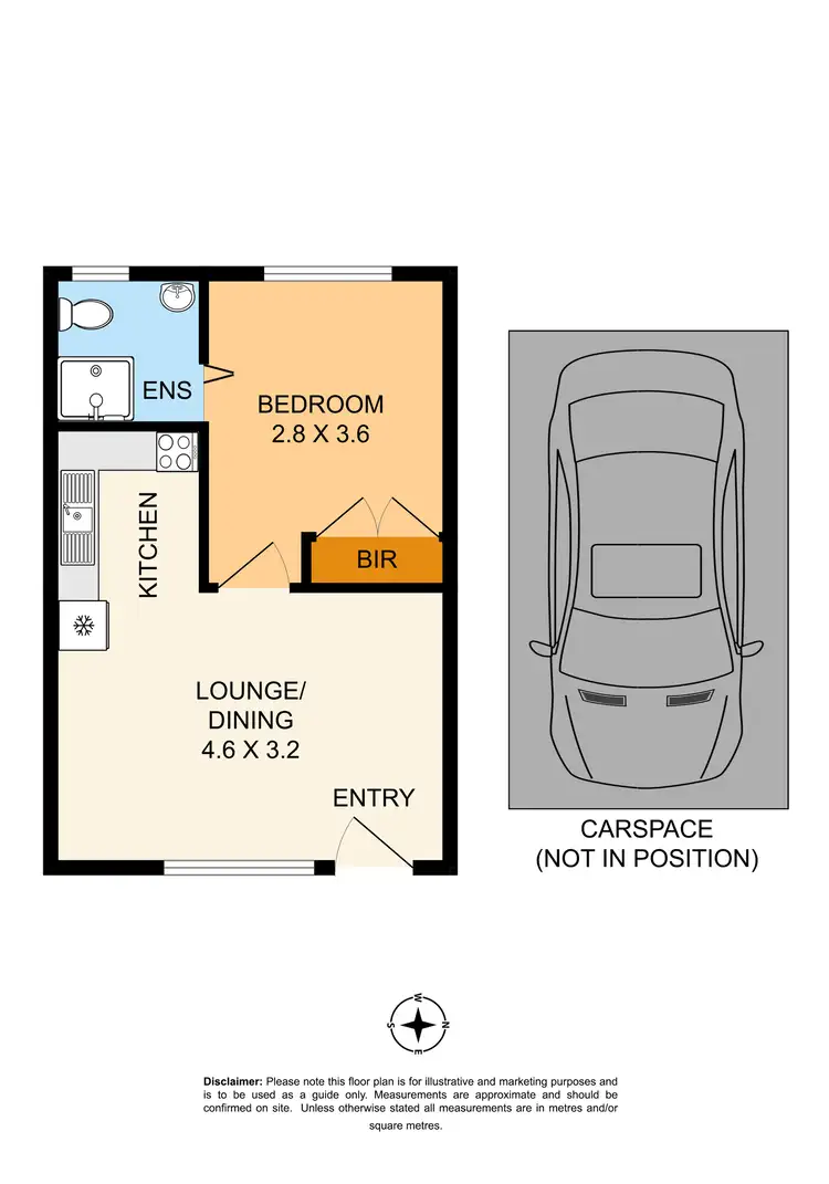 Floorplan of Homely apartment listing, 13/161 Oakleigh Road, Carnegie VIC 3163