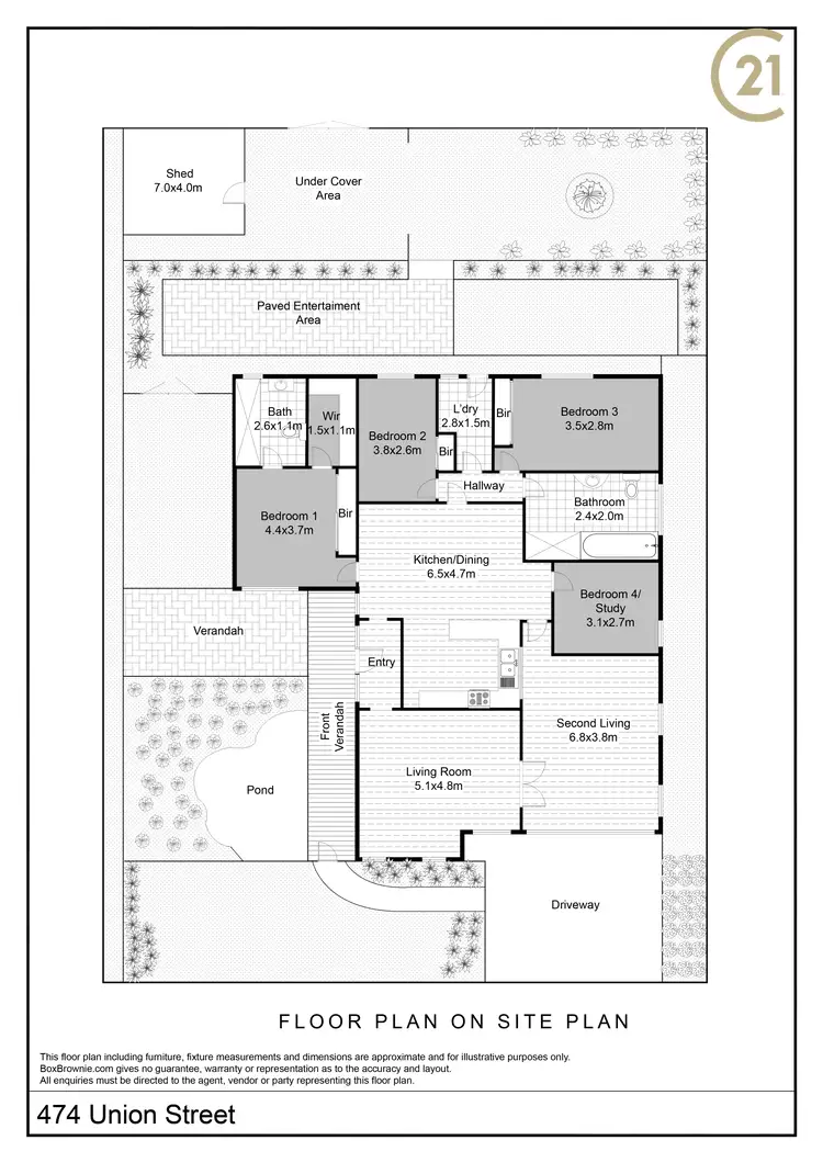 Floorplan of Homely house listing, 474 Union Street, Broken Hill NSW 2880