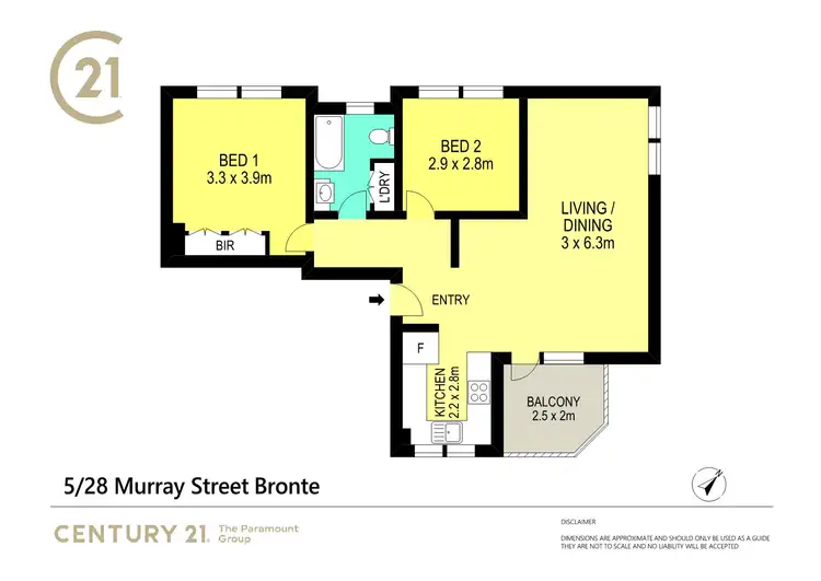 Floorplan of Homely apartment listing, 5/28 Murray Street, Bronte NSW 2024