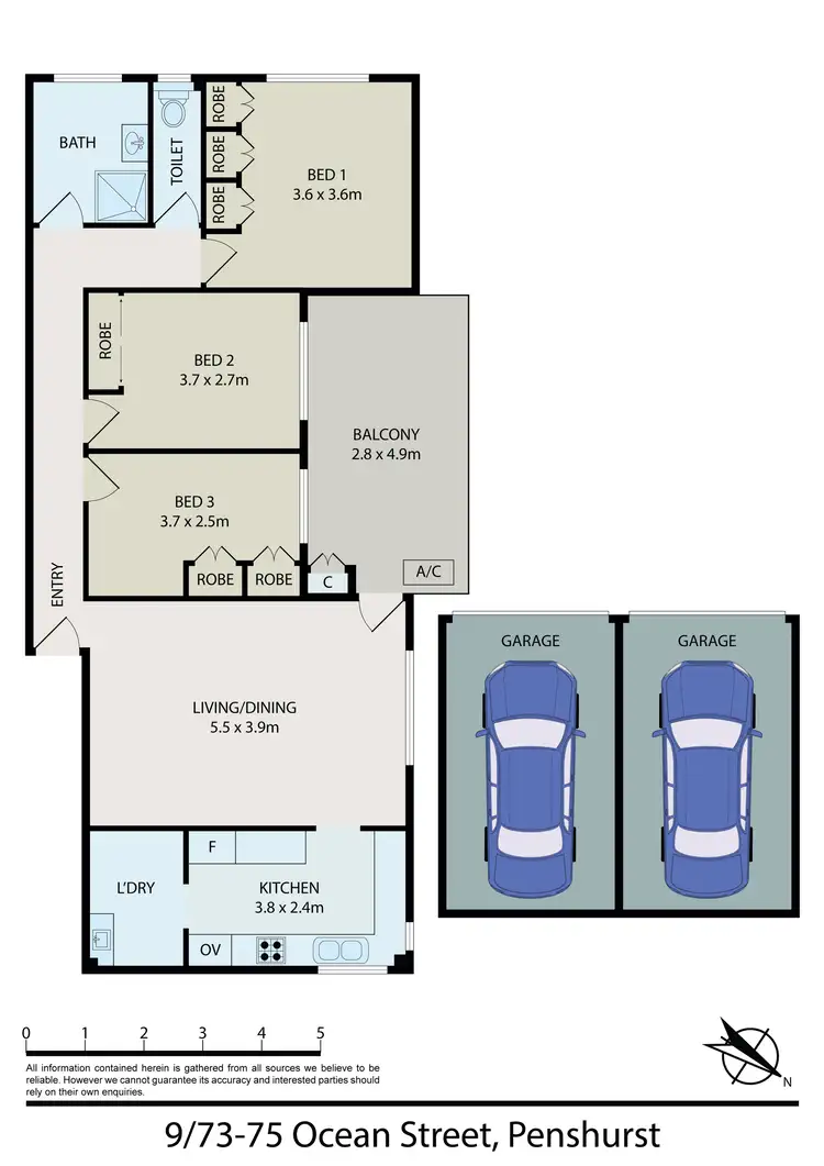 Floorplan of Homely apartment listing, Address available on request