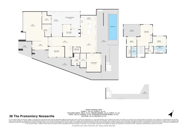 Floorplan of Homely house listing, 38 The Promontory, Noosaville QLD 4566