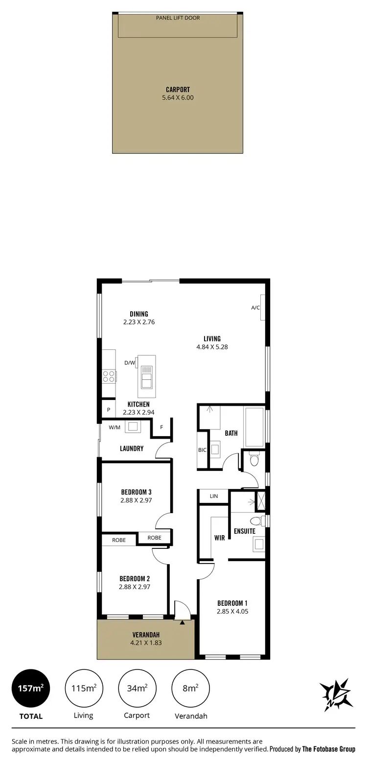 Floorplan of Homely house listing, 1 Saxon Street, Smithfield Plains SA 5114