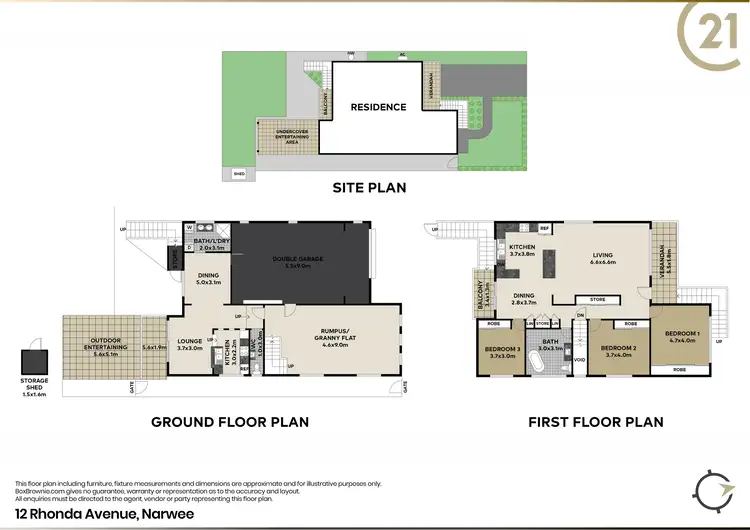 Floorplan of Homely house listing, 12 Rhonda Avenue, Narwee NSW 2209