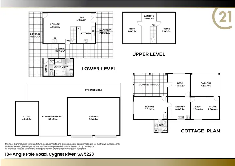 Floorplan of Homely house listing, 184 Angle Pole Road, Cygnet River SA 5223