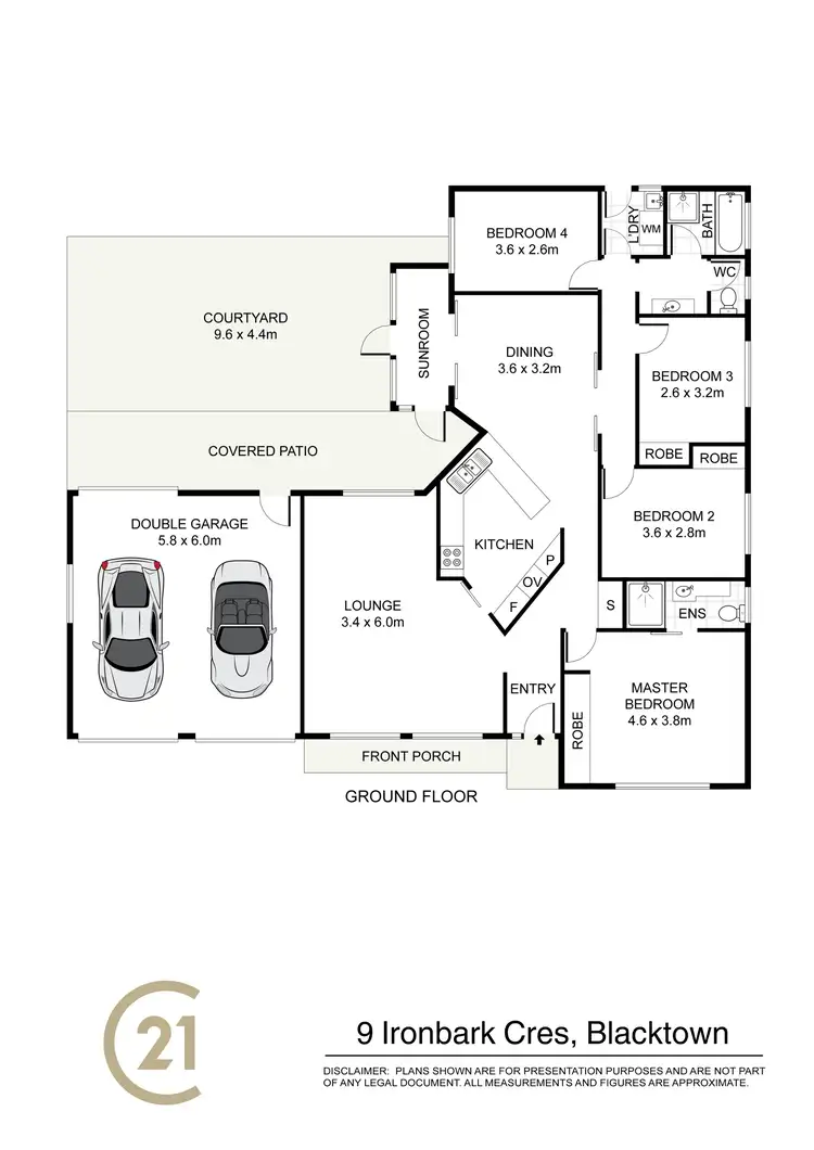 Floorplan of Homely house listing, 9 Ironbark Crescent, Blacktown NSW 2148