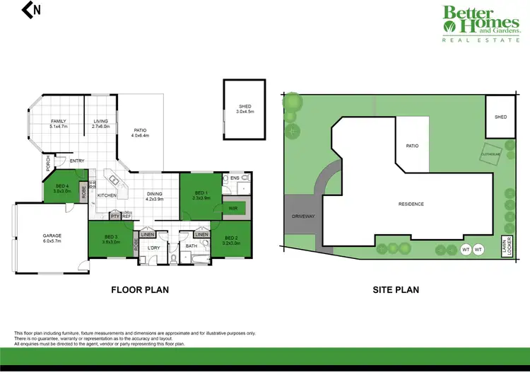 Floorplan of Homely house listing, 6 Samantha Close, Darling Heights QLD 4350