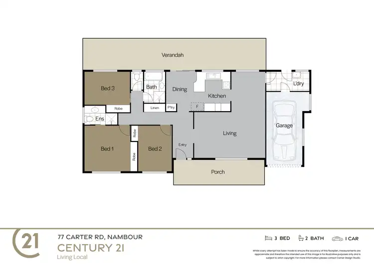 Floorplan of Homely house listing, 77 Carter Road, Nambour QLD 4560