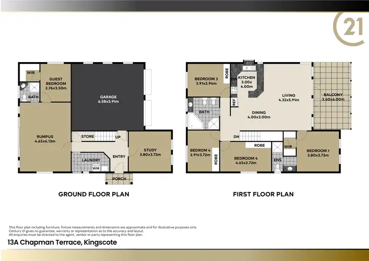 Floorplan of Homely house listing, 13A Chapman Terrace, Kingscote SA 5223