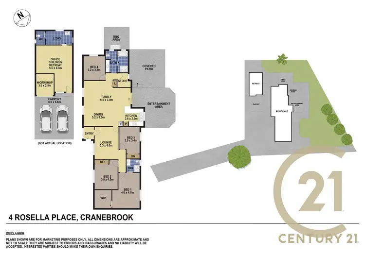 Floorplan of Homely house listing, 4 Rosella Place, Cranebrook NSW 2749