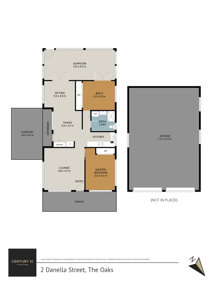 Floorplan of Homely house listing, 2 Danella Street, The Oaks NSW 2570