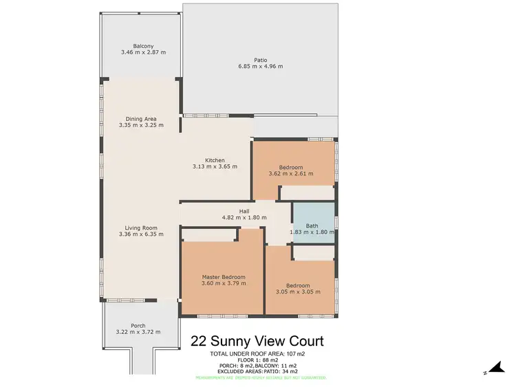 Floorplan of Homely rural property listing, 22 Sunny View Court, Araluen QLD 4570