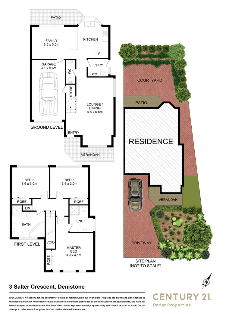 Floorplan of Homely house listing, 3 Salter Crescent, Denistone East NSW 2112