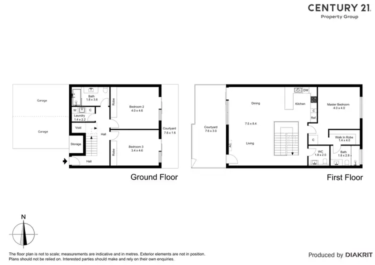 Floorplan of Homely townhouse listing, 7/19 Trent Street, Glen Iris VIC 3146