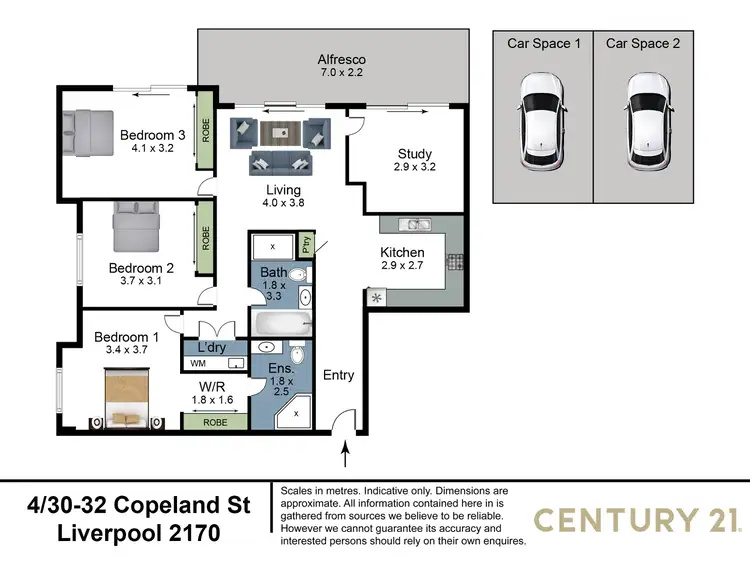 Floorplan of Homely unit listing, 4/30-32 Copeland Street, Liverpool NSW 2170