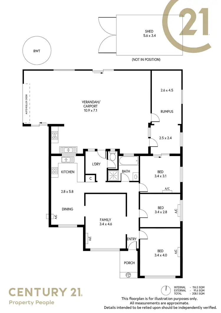 Floorplan of Homely house listing, 8 Clara Street, Mansfield Park SA 5012