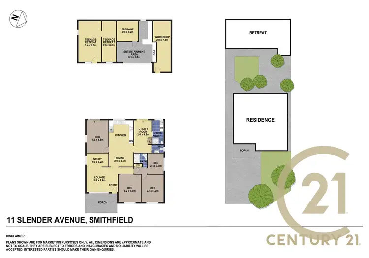 Floorplan of Homely house listing, 11 Slender Avenue, Smithfield NSW 2164