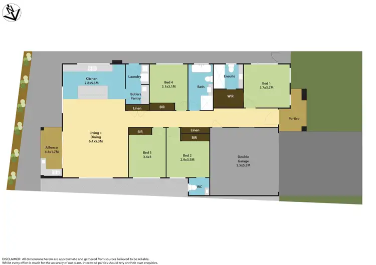Floorplan of Homely house listing, 9 Versace Crescent(Melonba), Marsden Park NSW 2765