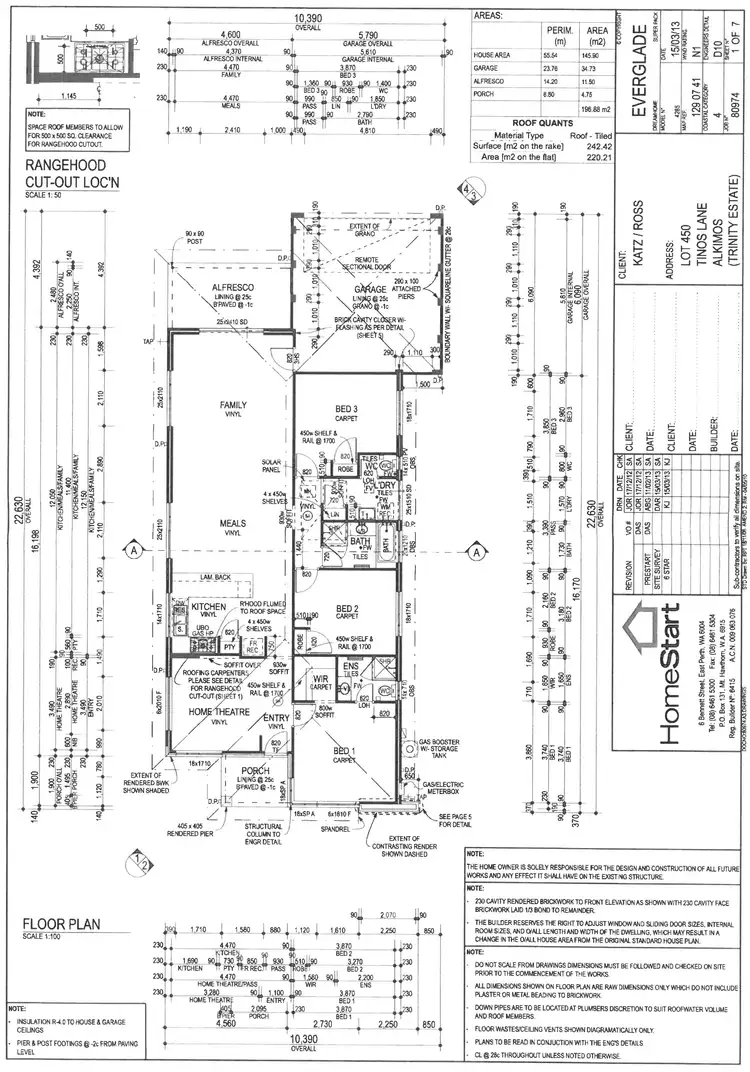 Floorplan of Homely house listing, 4 Tinos Lane, Alkimos WA 6038