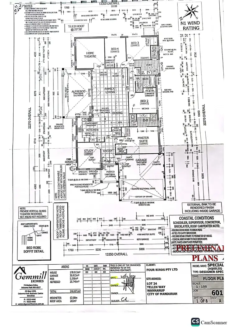 Floorplan of Homely house listing, 4 Yellin Way, Wannanup WA 6210