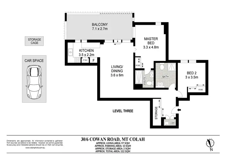Floorplan of Homely apartment listing, 30/6-8 Cowan Road, Mount Colah NSW 2079