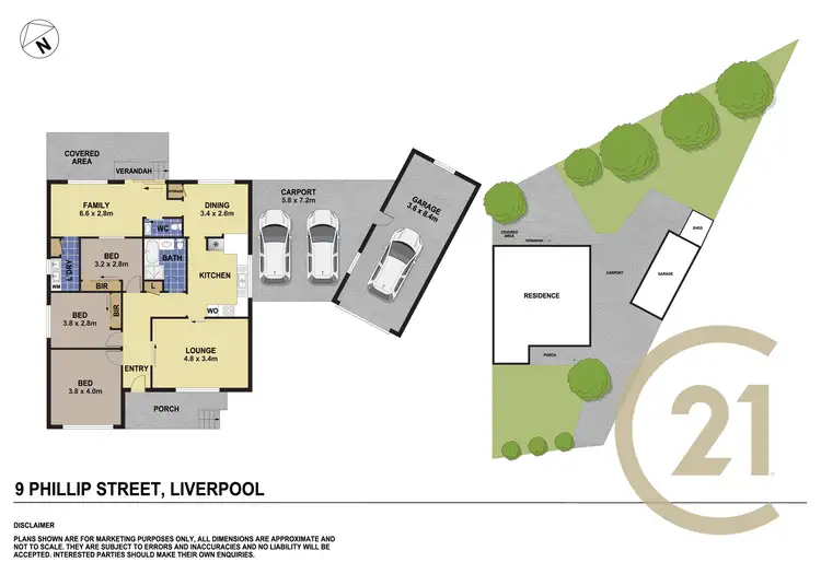 Floorplan of Homely house listing, 9 Phillip Street, Liverpool NSW 2170