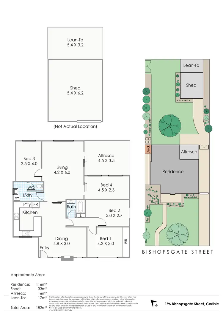Floorplan of Homely house listing, 196 Bishopsgate Street, Carlisle WA 6101